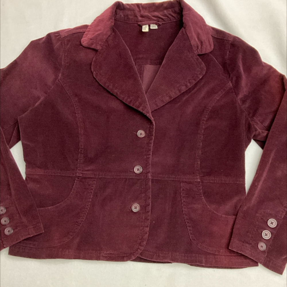 Corduroy jacket PXL-wine